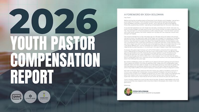 2026 Youth Pastor Compensation Report